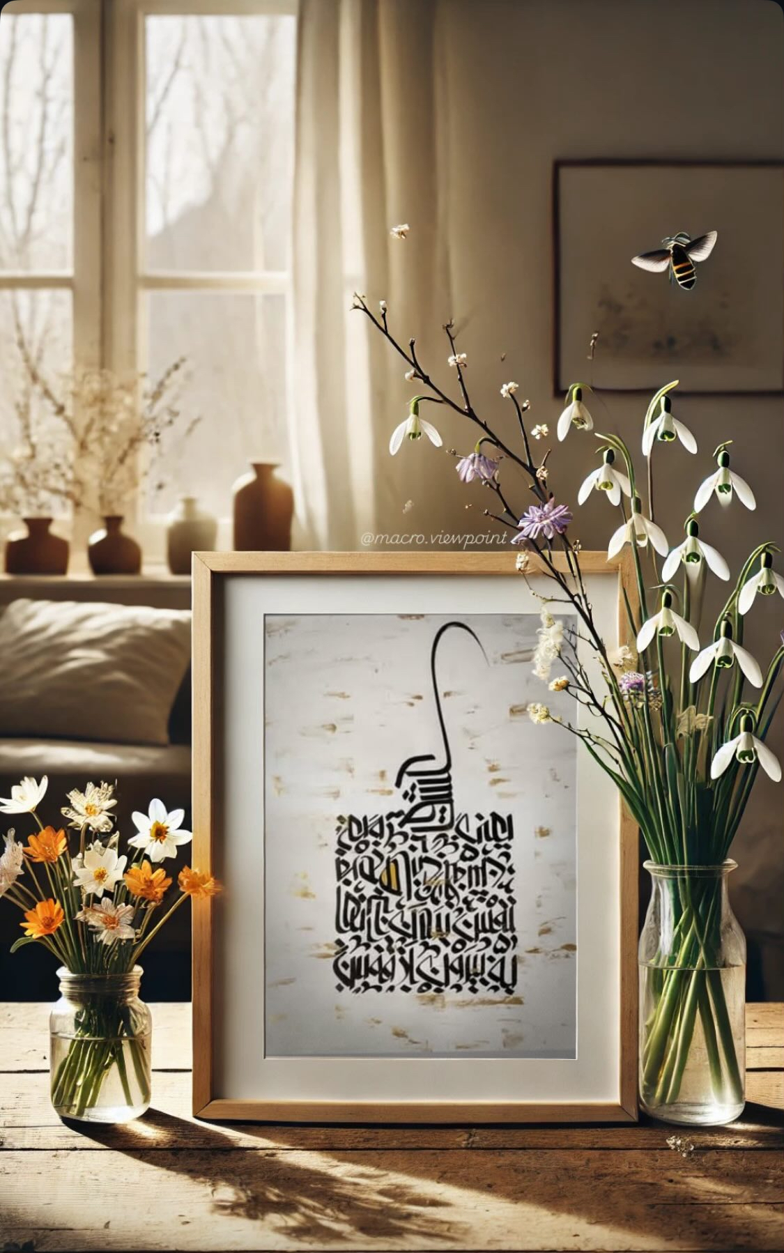 این اثر روی کاغذ گلاسه اجرا و سپس شاسی شده