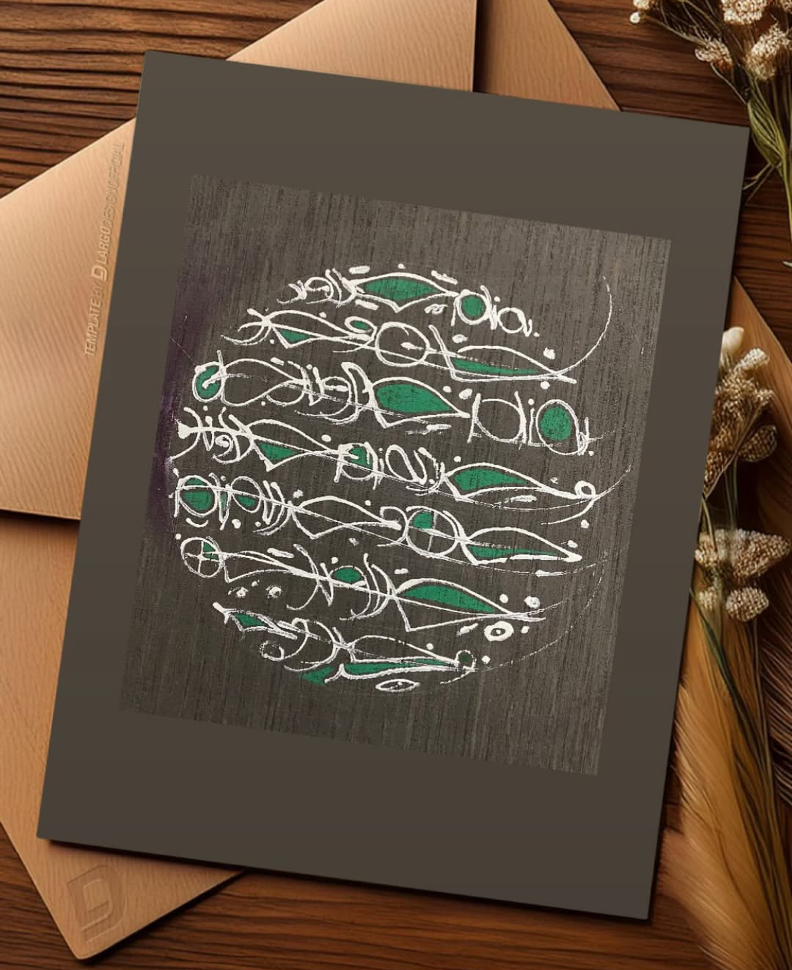 این اثر روی بوم اجرا شده و سپس شاسی شده