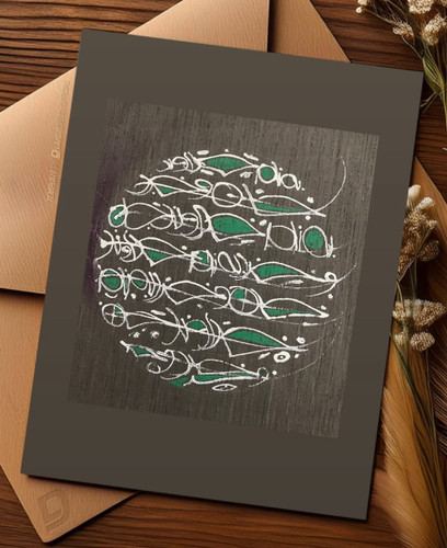 این اثر روی بوم اجرا شده و سپس شاسی شده